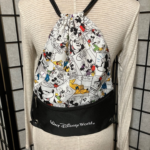 Disney Bags Disney Mickey Mouse Drawstring Backpack Mini Mouse
